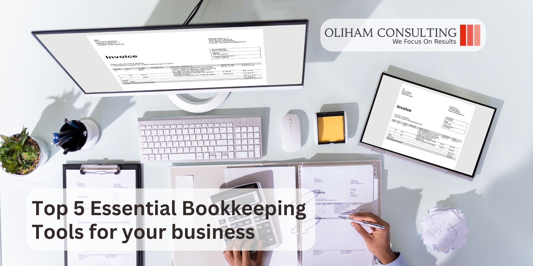 Top 5 Essential Bookkeeping Tools